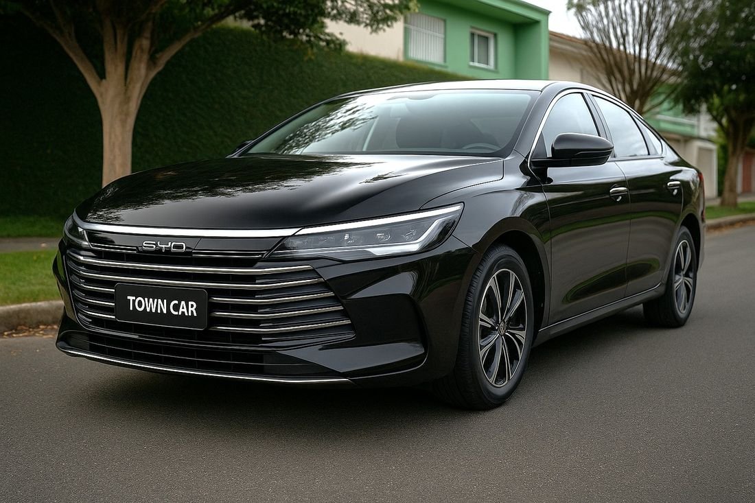 Black executive sedan for executive transportation in Florianópolis — Toyota Corolla or similar