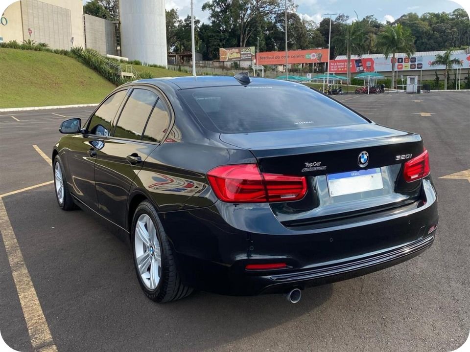 Locação de BMW 320i Preta Blindada Nível IIIA